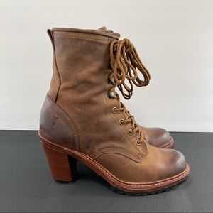 Frye Lucy Lace Up Boots